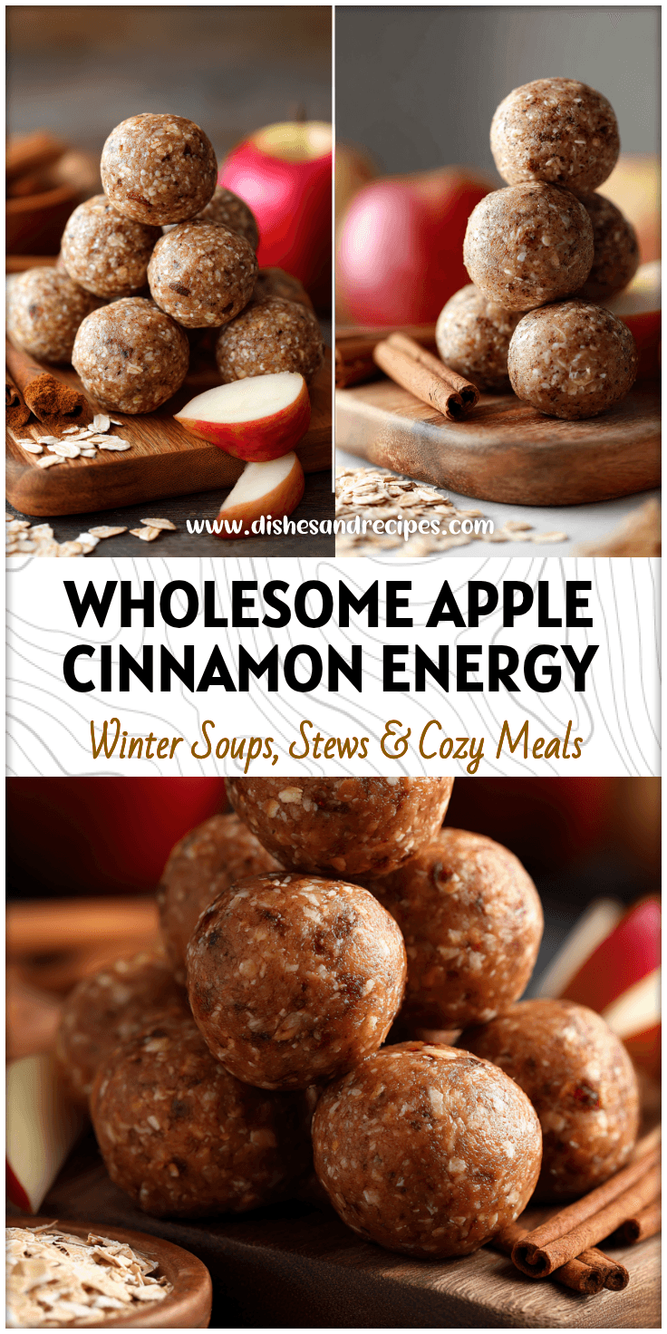 Apple Cinnamon Energy Balls – No Bake Healthy Protein Snacks